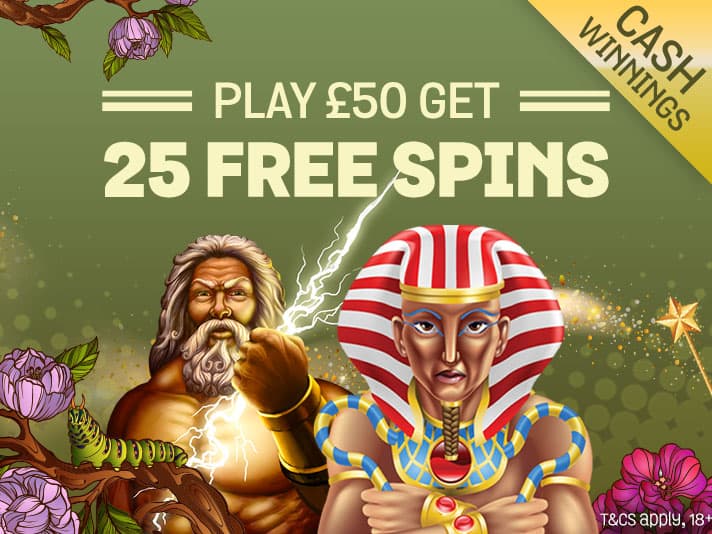 Spin and win 25 free spins no deposit